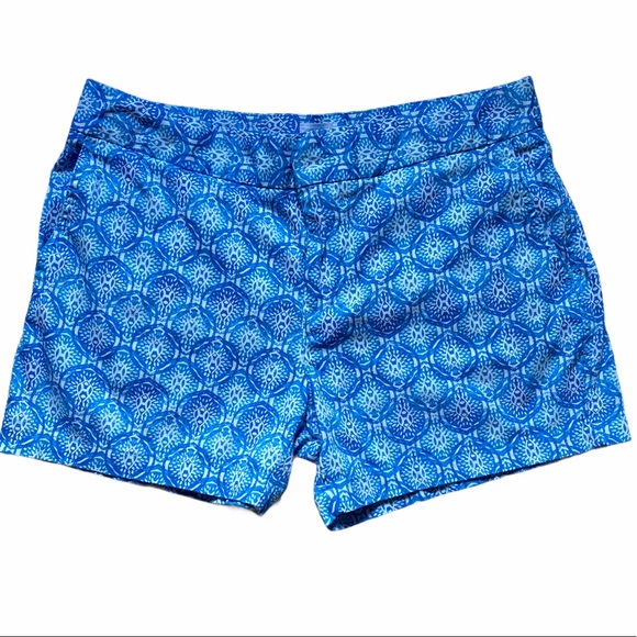Sigrid Olsen Blue shorts size 6 - Picture 1 of 9